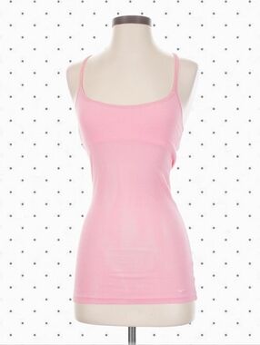 Hollister vintage light pink ribbed double lined chest camisole tank